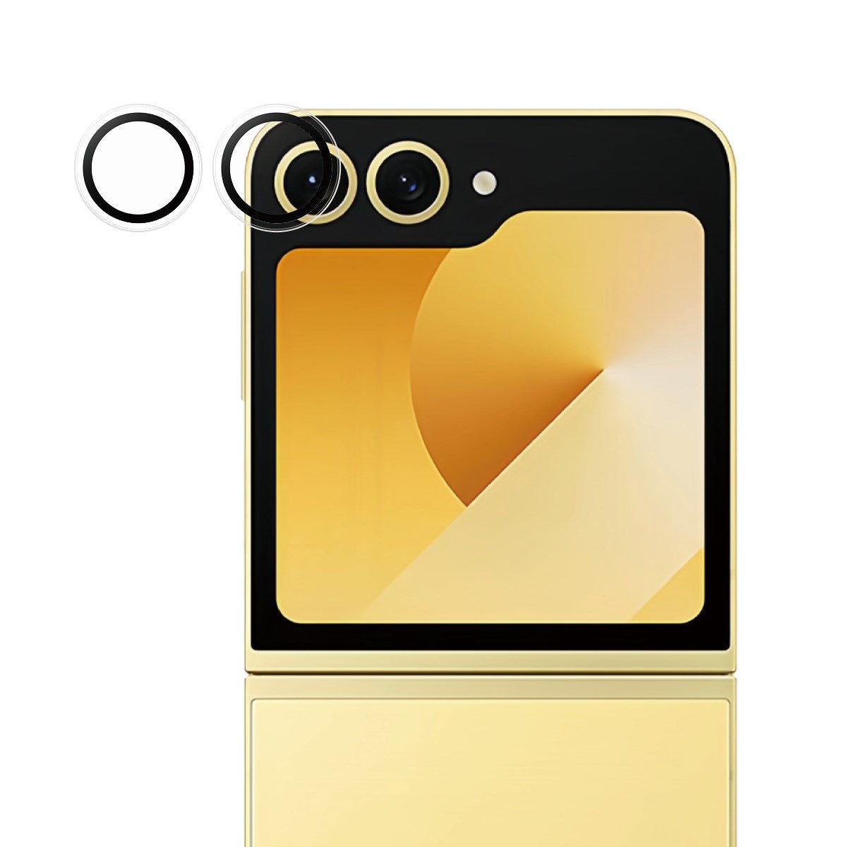 PanzerGlass® Hoops® Transparent Camera Lens Protector Samsung Galaxy Z Flip7 FE